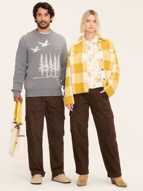 Woolrich X Target Brown XLT Adult Mid Rise Straight Leg Slouchy Cargo Pants